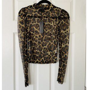 NWT Electrica Sheer Top